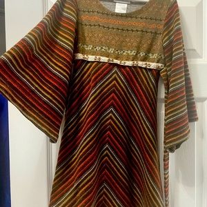 Hippie inspired Bonnie Jean size 7 dress